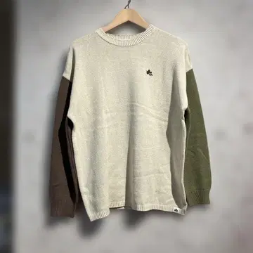 LOGOS PARK 코튼아크릴 니트 로고스