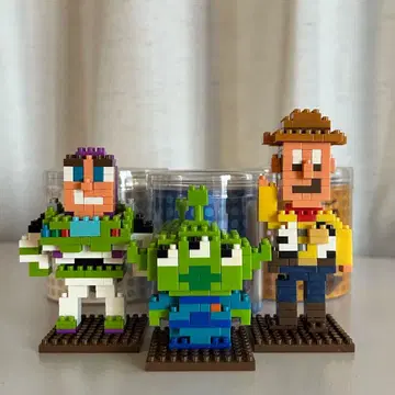 디즈니 나노 블록 토이 스토리 3체 세트