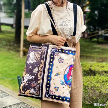 디즈니 토트백 아리엘 파니카 스크런치