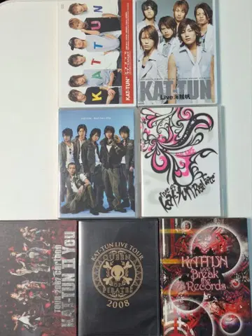KAT-TUN DVD 7장 묶음 판매