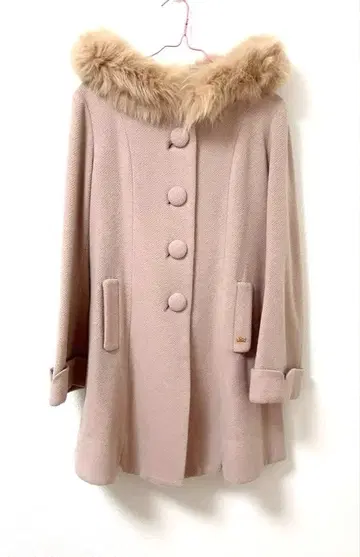 WILL SELECTION 후드 부착 울 코트 리본