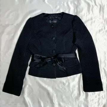 EPOCA 에포카 테일러드 자켓 리본 블랙 38