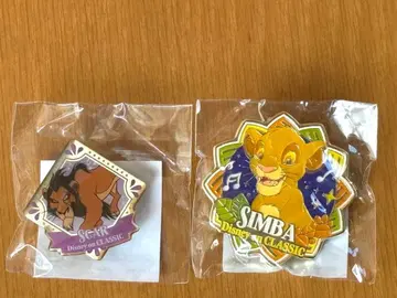 디즈니 온 클래식 2025 핀 배지 심바, 스카 세트