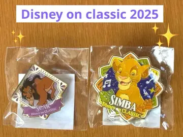 디즈니 온 클래식 2025 핀 배지 심바, 스카 세트
