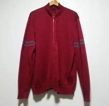 파파스 마/린넨 풀 집업 스웨터 드라이버즈 니트 자켓 남성용 L