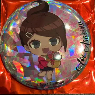 단간론파 카페 캔뱃지 홀로그램 레어 아사히나 아오이