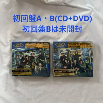 SixTONES GOLD 앨범 초회반 A B (CD+DVD)