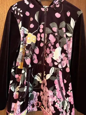 LEONARD 후드 부착 과일 패턴 후드티 40