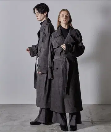 [ CLEL ] 완판템 더블 테크 페이드 트렌치코트 XS 사이즈