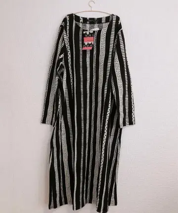 면 100% 천축 소재 L 사이즈 마타노 아츠코 파자마 룸웨어 원피스