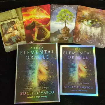 엘레멘탈 오라클 카드 일본어판 설명서 포함