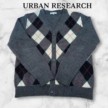 URBAN RESEARCH 어반 리서치 가디건 울 아가일