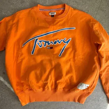 TOMMY JEANS 오렌지 트레이닝복 M 사이즈