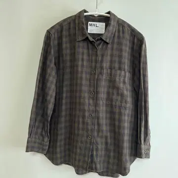 MHL 체크 셔츠