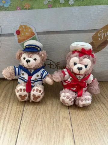 도쿄 디즈니 씨 더피 & 셰리 메이 봉제 인형 스트랩