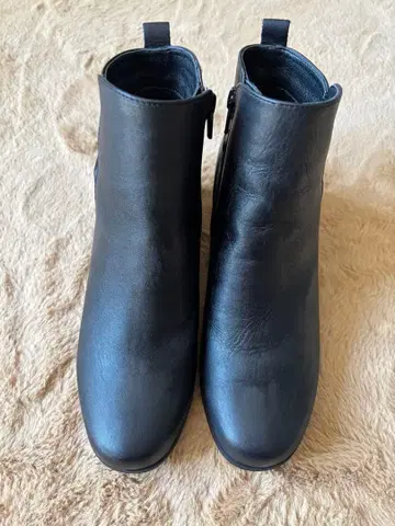 ing 사이드 지퍼 숏부츠 블랙 22.5