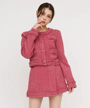 컴팩트 트위드 자켓