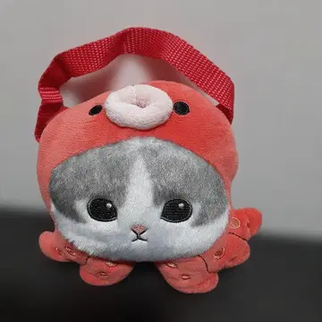 모스샌드 바다 생물냥 봉제 인형 패스케이스 파우치