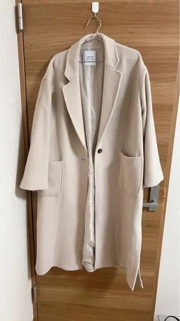 미쉬마쉬 베이지 롱 코트