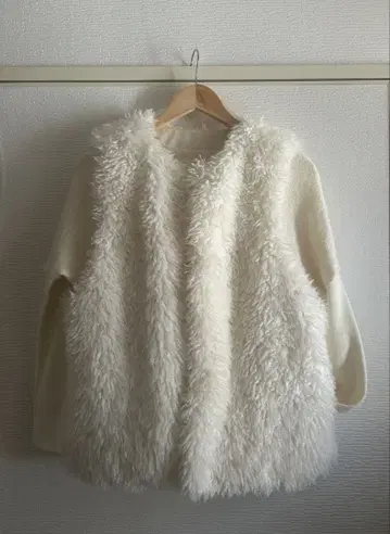 사키시마 도쿄 퍼 베스트 롱 보송보송