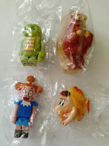 큐브릭 폰키키즈 4체 세트 캐릭터 피규어 세트