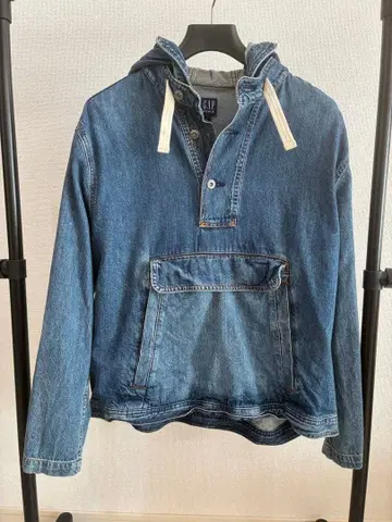 새상품급 복각 GAP 데님 풀오버 아노락 자켓 M