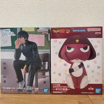 긴팔선생 히지카타 개구리 중사 케로로 기로로 소위 피규어 세트