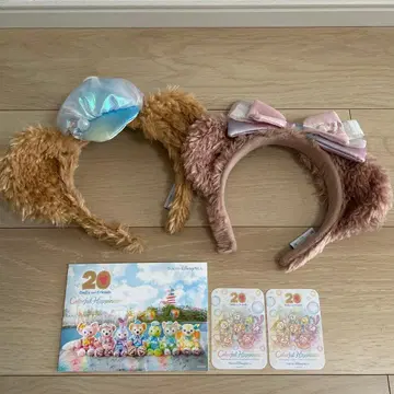 컬러풀 해피니스 더피 & 셰리메이 머리띠, 맵 & 씰 2개