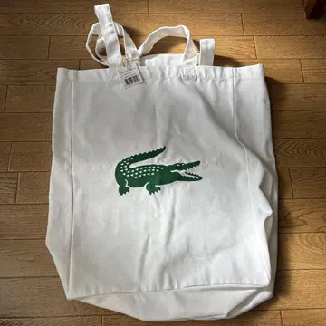 LACOSTE 에코백 크로커다일 로고