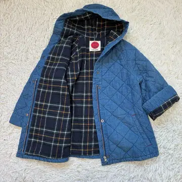 TENKUMARU 메이드 인 인디고 데님 퀼팅 자켓