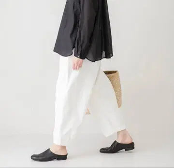 카구레 코튼 크롭 팬츠