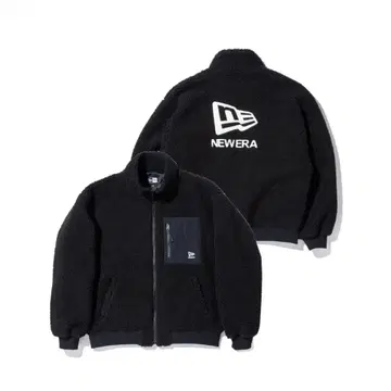 NEWERA 플리스 보아 블루종 XL