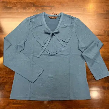 [ 미사용 새상품 ] 울 팩토리 QVC 모 100% 사이즈 L 프릴