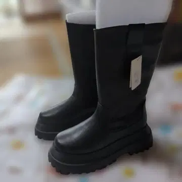 니코앤드 통굽 하프 부츠