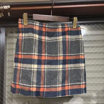 TODAYFUL 체크 무늬 타이트 스커트 38