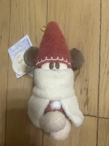 도쿄 디즈니 리조트 크리스마스 릴린린 빨간색 인형 배지