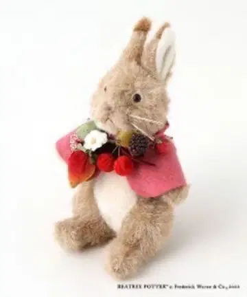 핑크하우스 피터래빗 카토네르 코사지