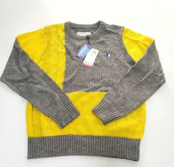 미사용품 크랭크 골프웨어 여성용 스웨터 울 혼방 M 사이즈