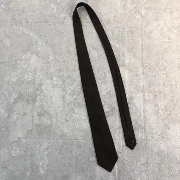 가마쿠라 셔츠 넥타이 다크 브라운 브라운 무지 실크 일본제