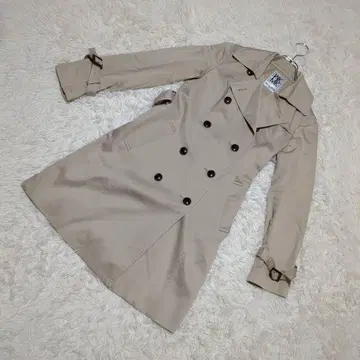 미쉘클랑 트렌치코트 스프링 코트 베이지 38