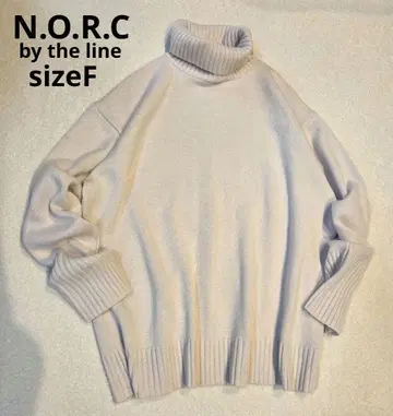 N.O.R.C 노크 울 캐시미어 터틀 긴팔 니트 [ F ] 베이지