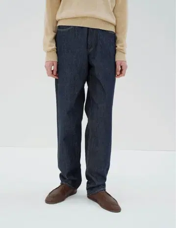 AURALEE HARD TWIST DENIM WIDE PANTS / 30