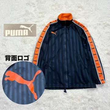 1312 [새상품급] 푸마 저리 트랙 자켓 네이비 오렌지 SS
