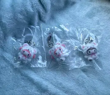 산리오 메지루시 액세서리 포근포근 스노우 마이멜로디 쿠로미