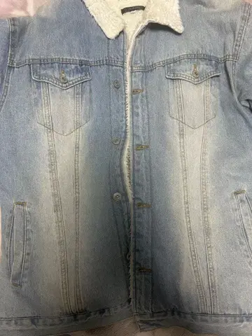 TYCN 보아 카라 부착 데님 자켓 LL 사이즈