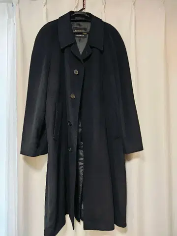 GLADAN 스텐카라 코트 캐시미어 100% 블랙