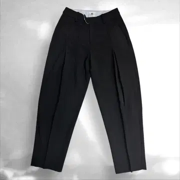 sov. 슬랙스 더블 스탠다드 센터 프레스 블랙 M (D1