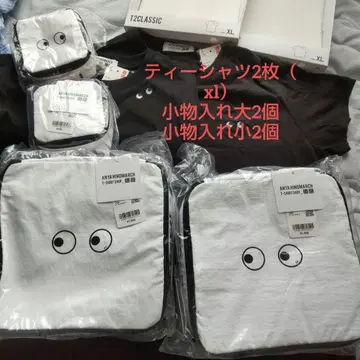 ANYA HINDMARCH 유니클로 티셔츠 소품함 세트