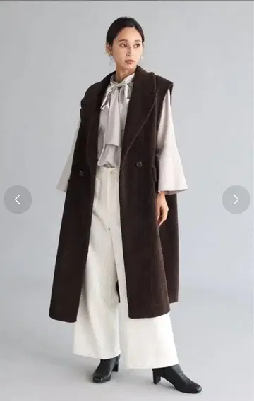 FENNEL 브라운 롱 코트 9호