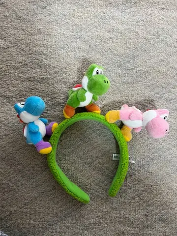 요시 봉제 인형 포함 머리띠